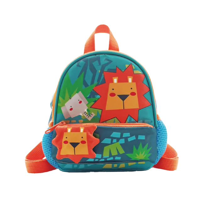 Printed Lion Children's Backpack