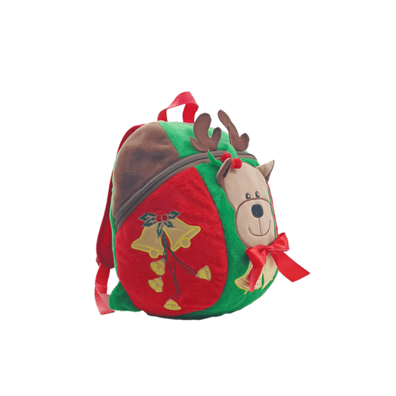 Christmas Deer Children's Plush Backpack