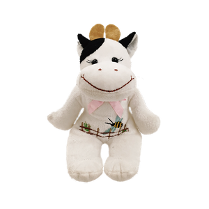 Farm Range- Charming Farmer's Cow Plush Toy 