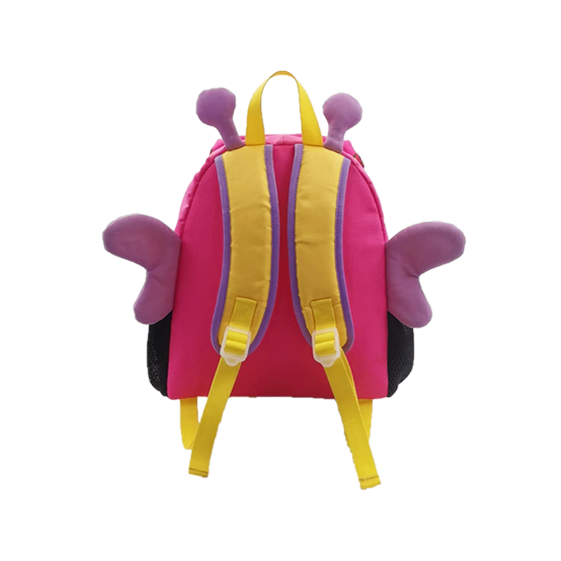 Pink Butterfly Children's Backpack From The Insect Series