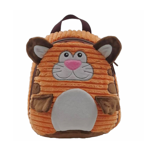 Adorable Cartoon-style Orange Tiger Toddler Backpack