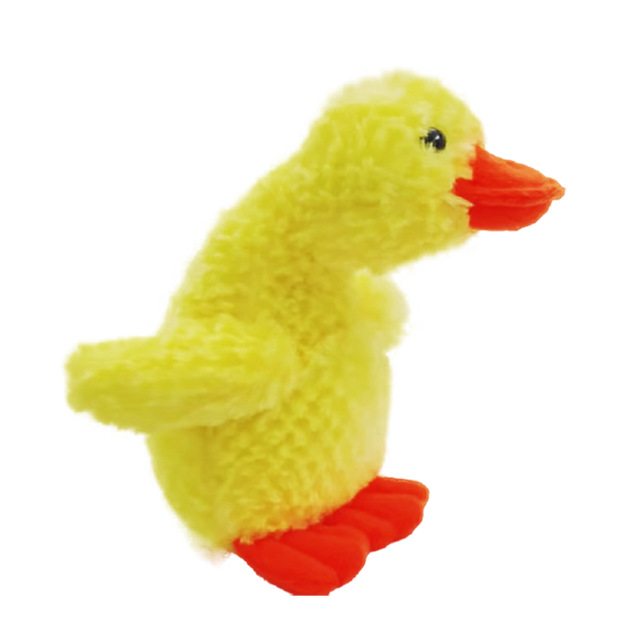 A Yellow Duckling Plush Toy with A Voice