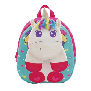 3D Unicorn Oxford Kids Backpack Girls Preschool Outdoor