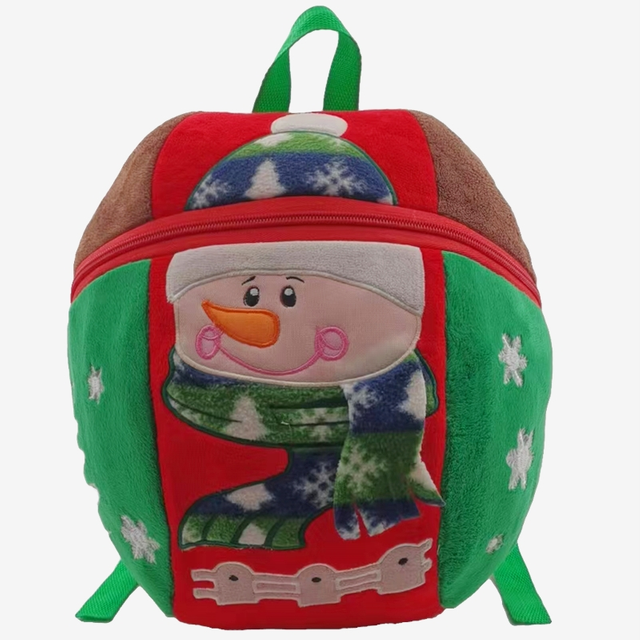 Christmas Sonwman Children's Plush Backpack