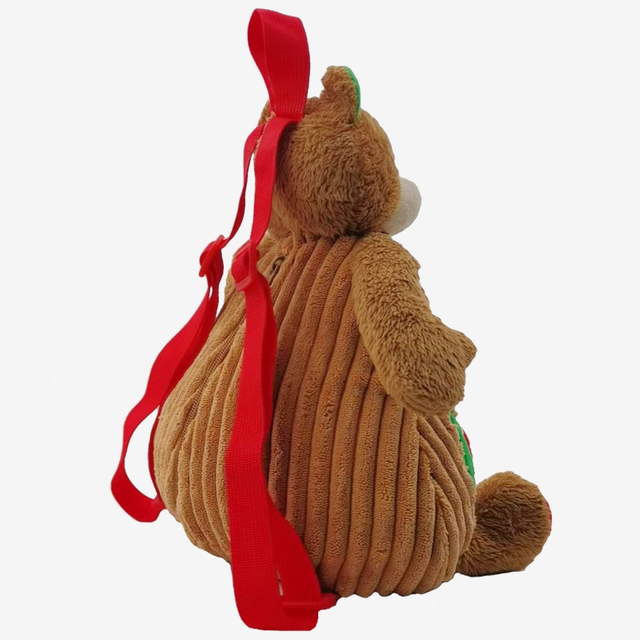 3D Chrismas Bear Kids Backpack